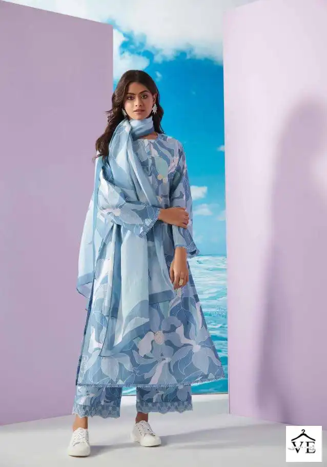 Sahiba Sharon Pure Cotton Lawn Wholesale Designer Salwar Suit Catalog — Wholesale Salwar Suits, MPA wholesale from Surat - Gallery Image 8