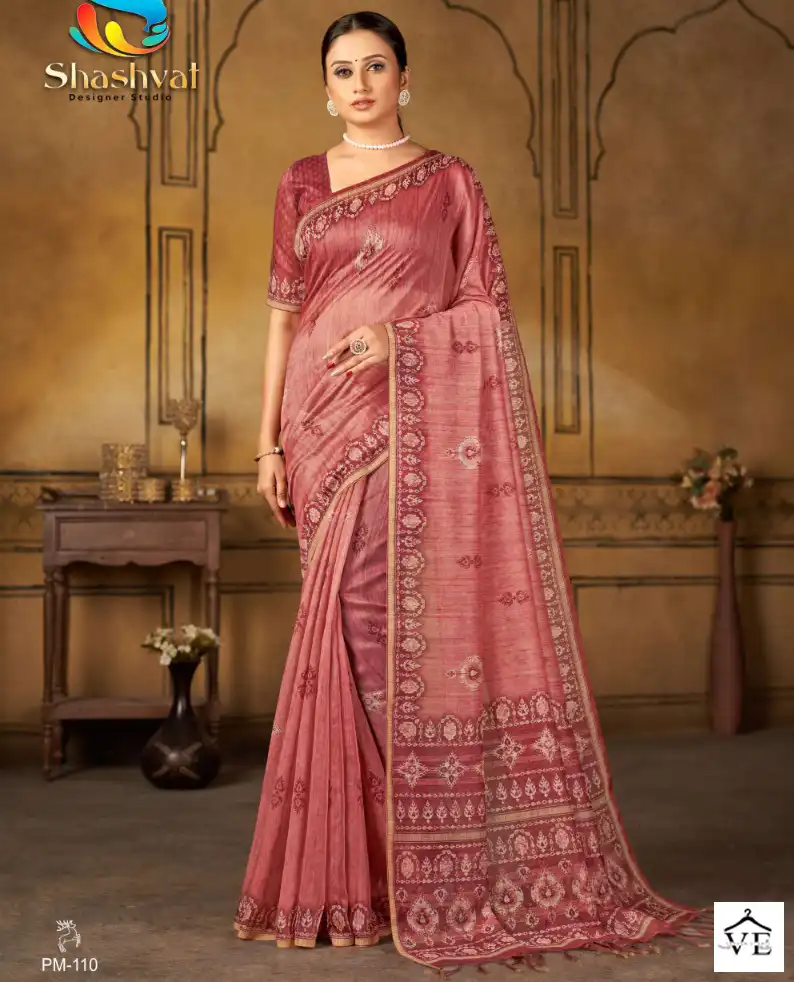 Shaswat Pratham Chanderi Cotton Wholesale Saree Catalog — Wholesale Sarees, MPA wholesale from Surat — view 1