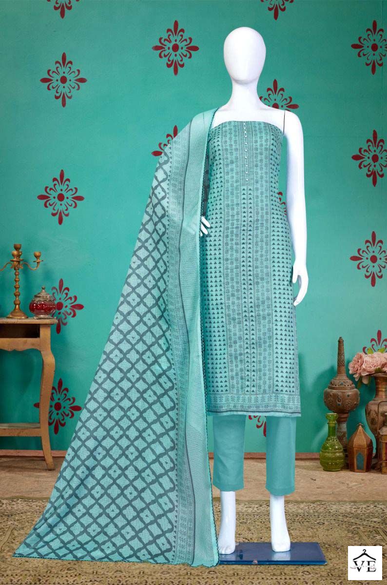 Bipson Shibori Pure Cotton Wholesale Salwar Suit Catalog — Wholesale Salwar Suits, MPA wholesale from Surat - Gallery Image 2