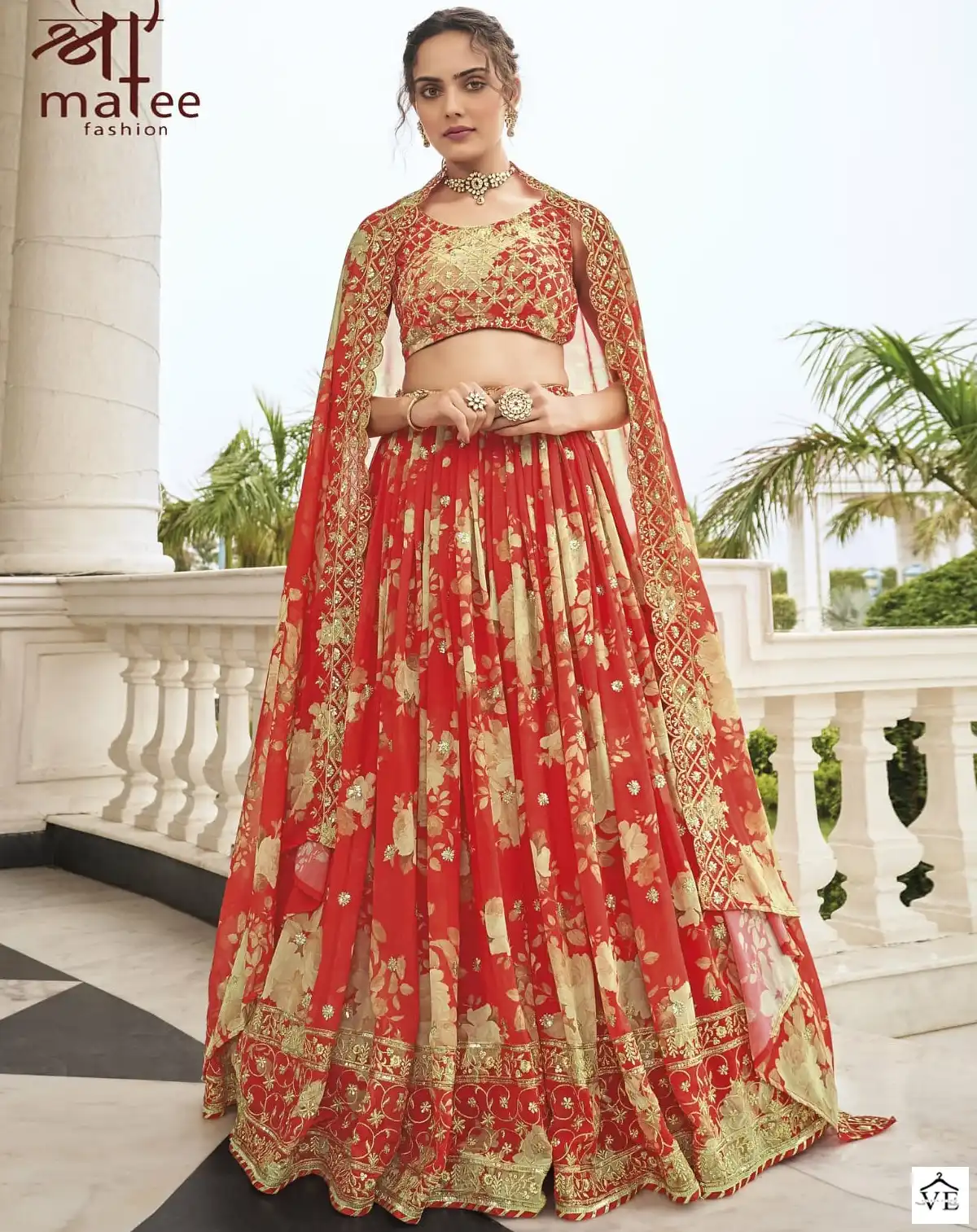 Shreematee Shiyahi Pure Faux Georgette Wholesale Lehenga Choli Catalog — Wholesale Lehenga, MPA wholesale from Surat — view 1
