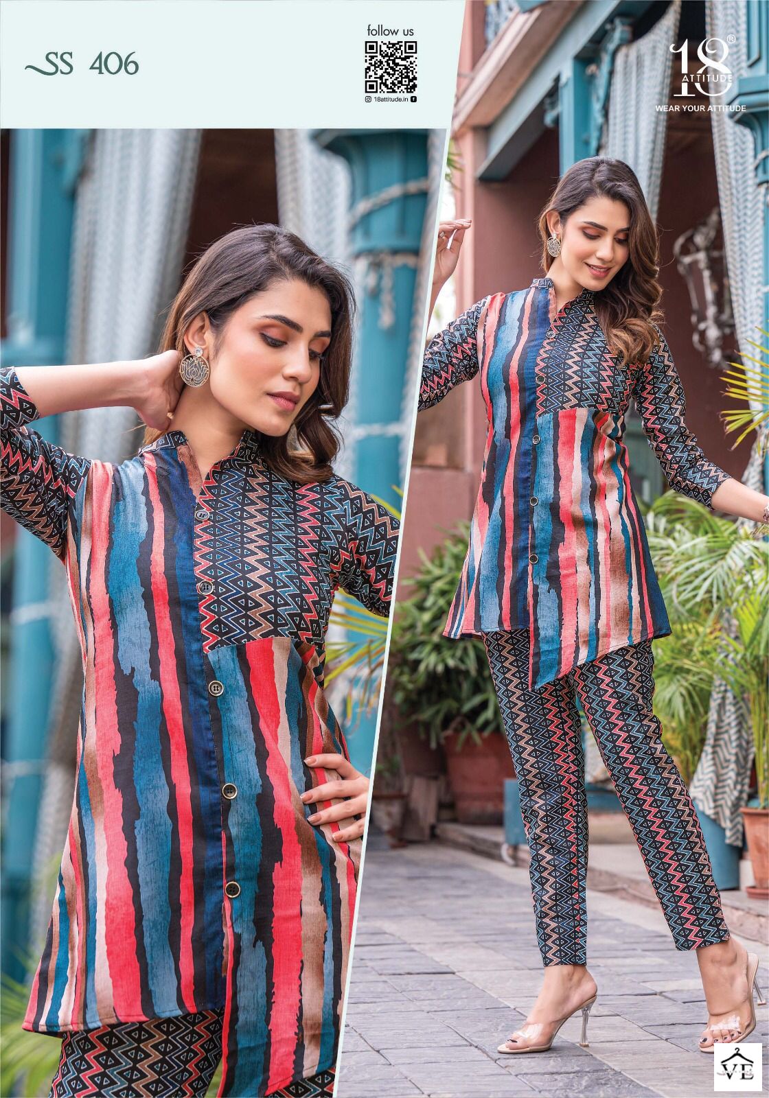 Vardan Ethnic Sho Shaa Vol 4 Bsy Cotton Wholesale Kurti With Pant Catalog — Wholesale Kurtis, MPA wholesale from Surat - Gallery Image 7