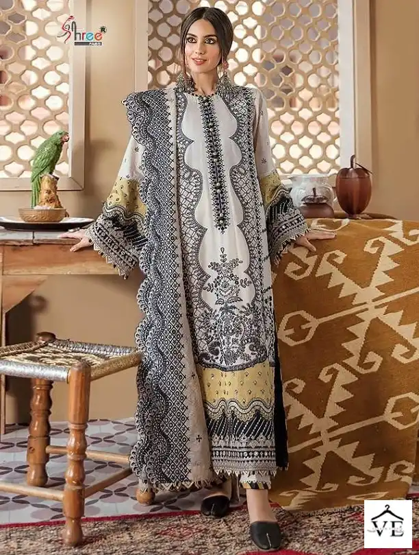 Sana Maryam SM-103 Cotton Wholesale Pakistani Suit — Wholesale Salwar Suits, MPA wholesale from Surat — view 1