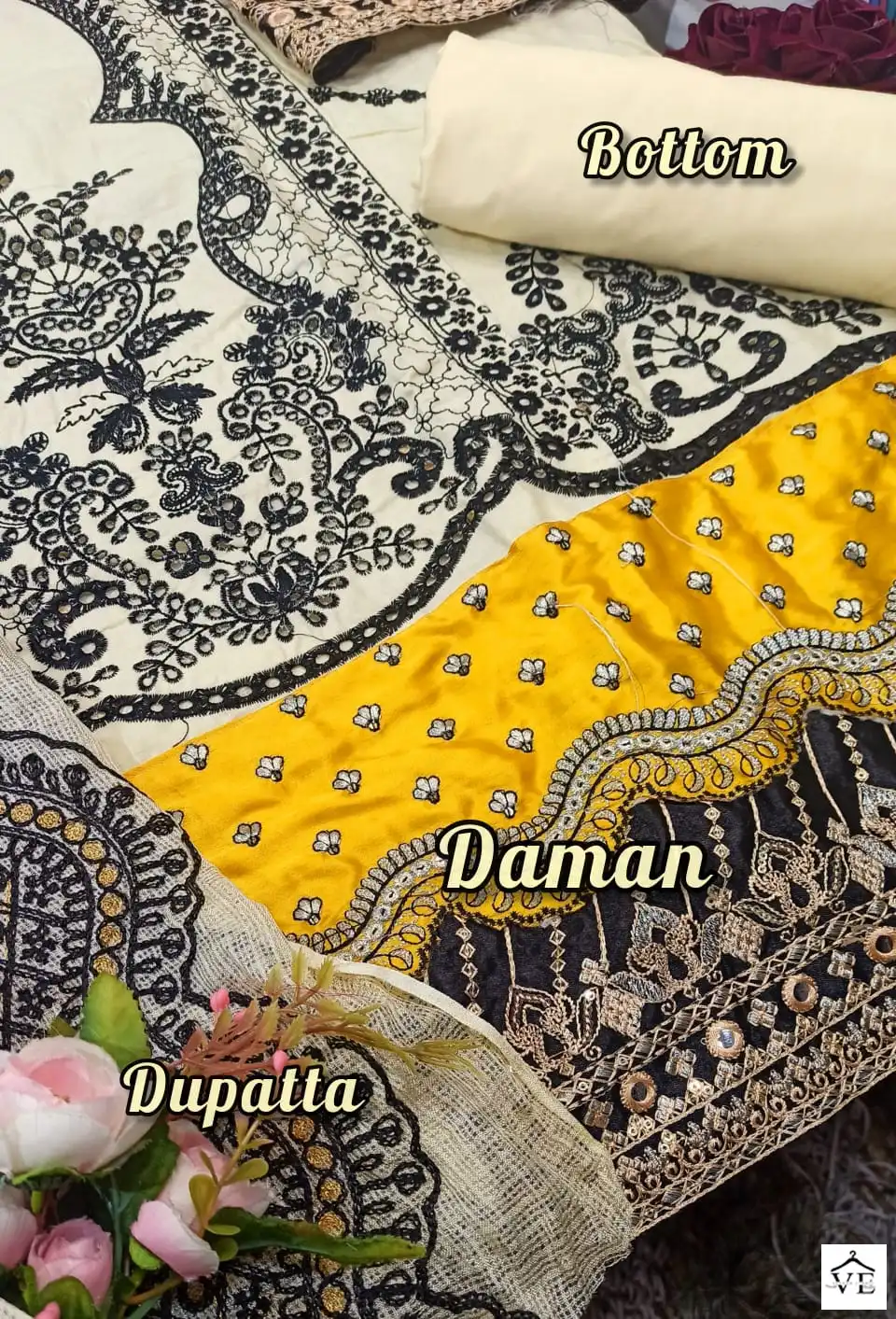 Sana Maryam SM-103 Cotton Wholesale Pakistani Suit — Wholesale Salwar Suits, MPA wholesale from Surat - Gallery Image 4