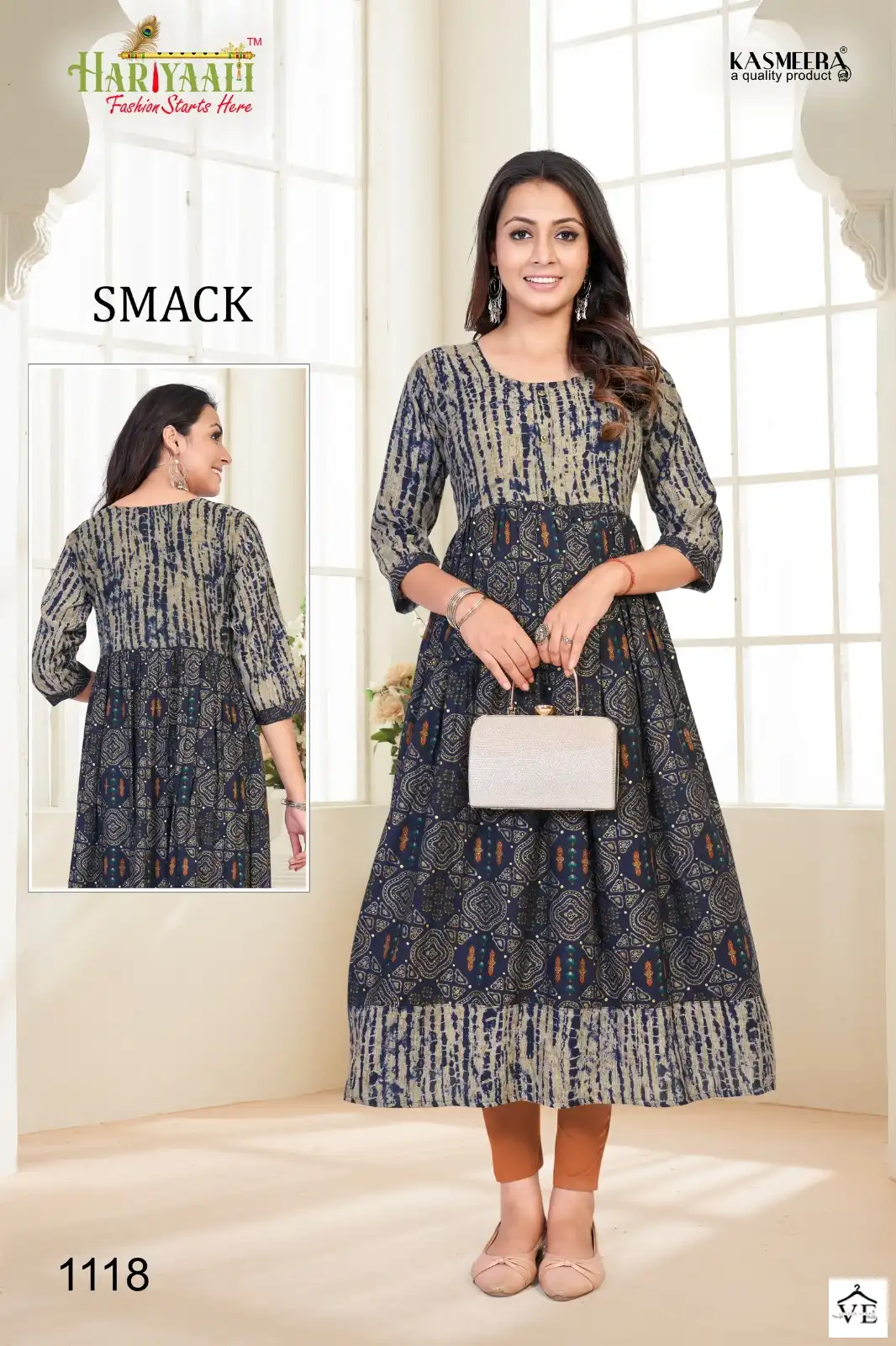 Hariyaali Smackk 11 Heavy Capsule Foil Wholesale Kurtis Catalog — Wholesale Kurtis, MPA wholesale from Surat - Gallery Image 23