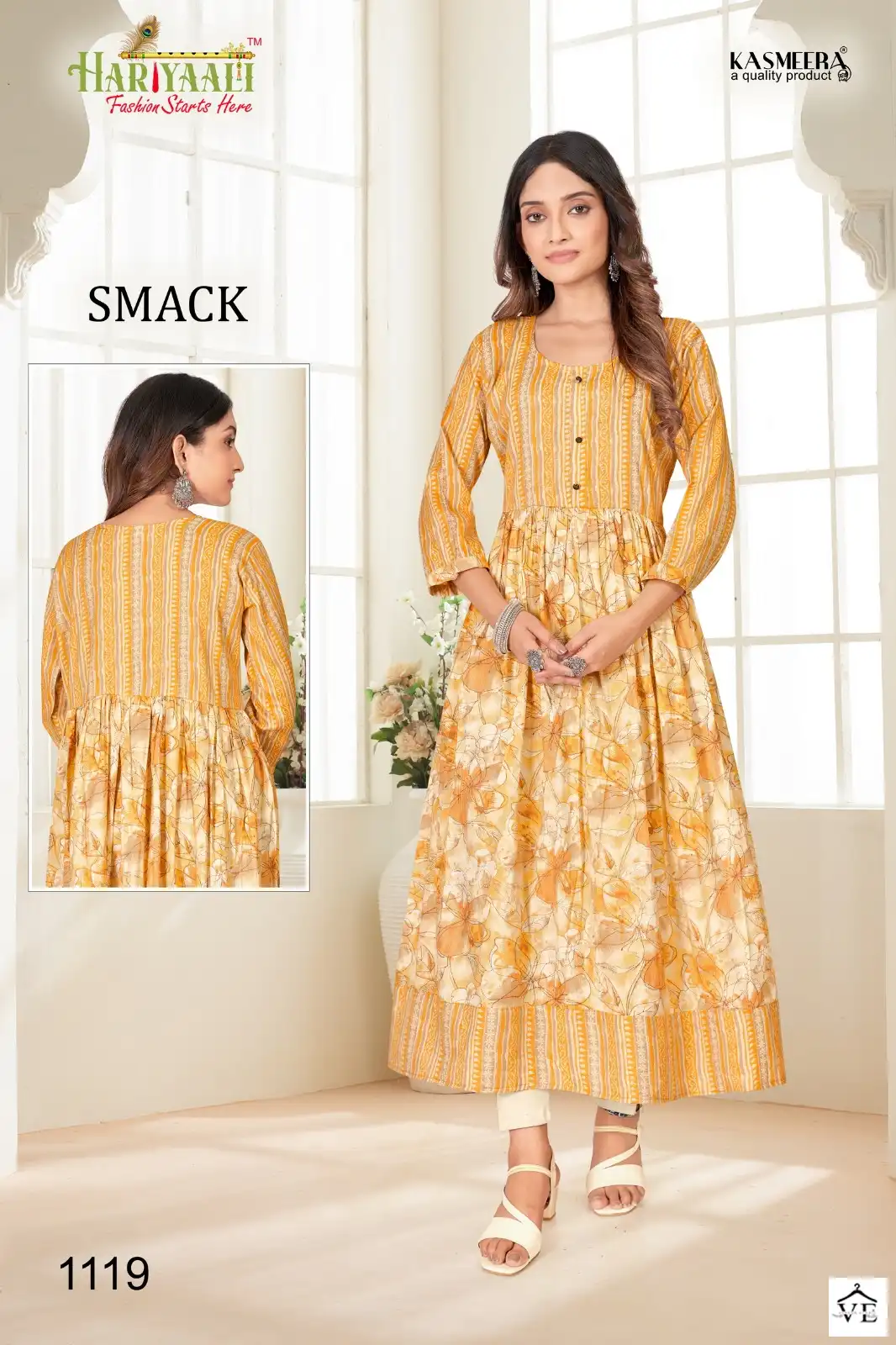 Hariyaali Smackk 11 Heavy Capsule Foil Wholesale Kurtis Catalog — Wholesale Kurtis, MPA wholesale from Surat - Gallery Image 24