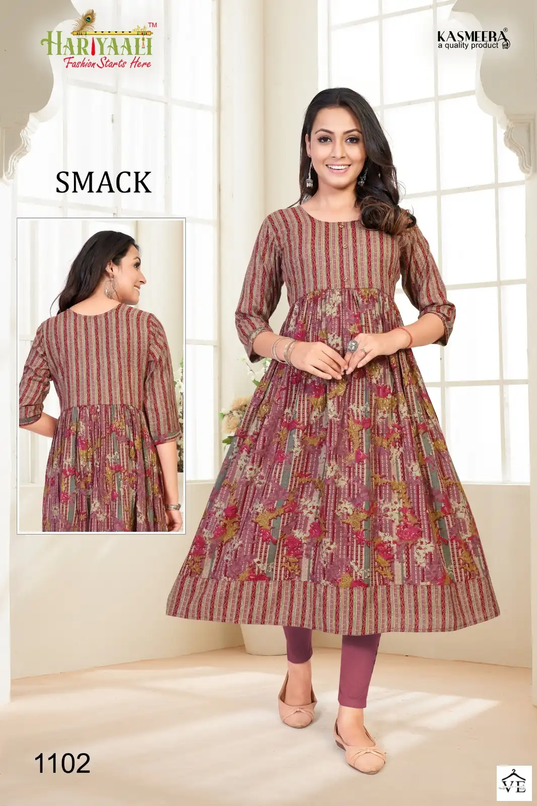 Hariyaali Smackk 11 Heavy Capsule Foil Wholesale Kurtis Catalog — Wholesale Kurtis, MPA wholesale from Surat - Gallery Image 7