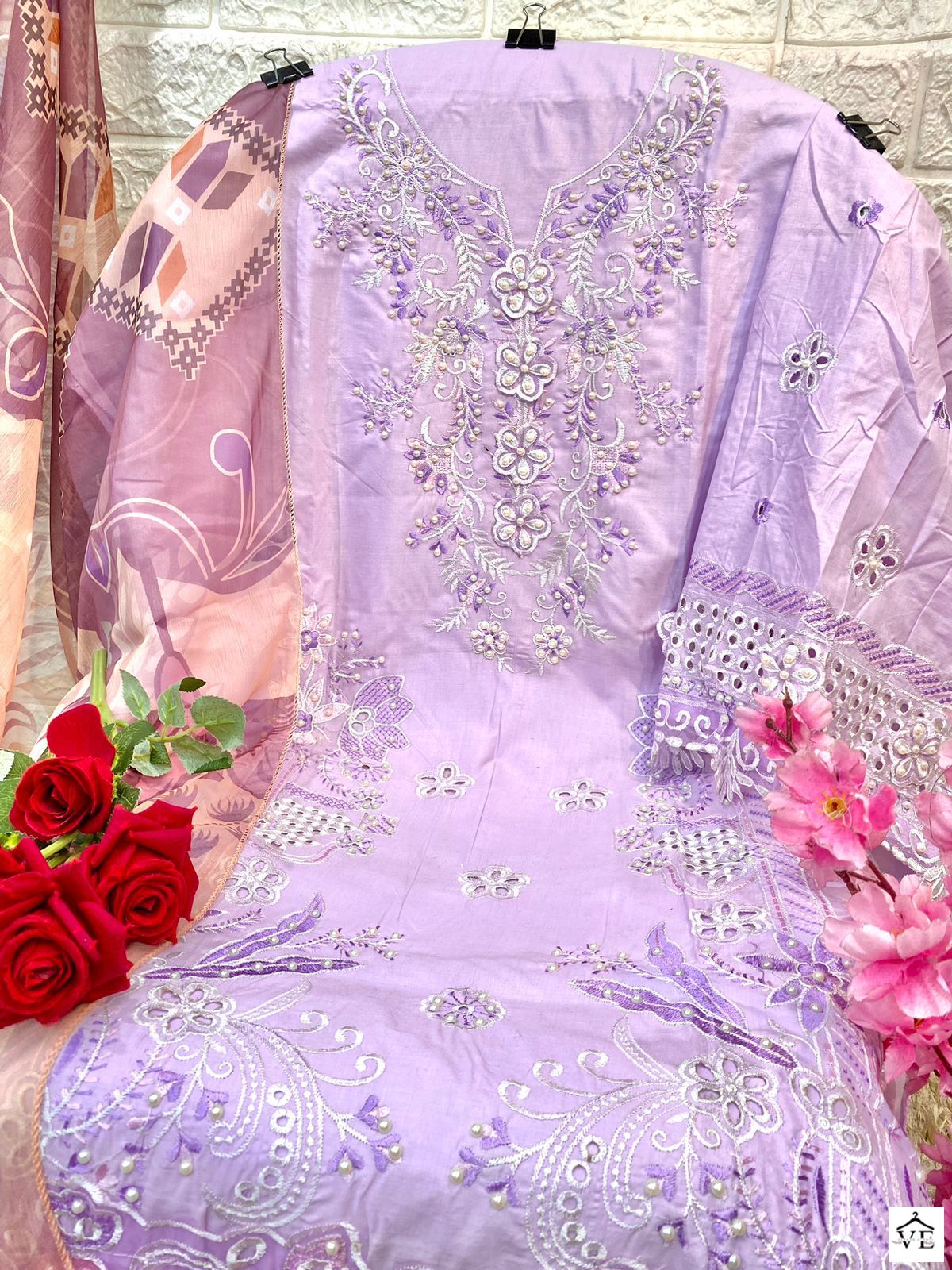 Vardan Ethnic Sn 1014 Lawn Wholesale Pakistani Salwar Suit Catalog — Wholesale Salwar Suits, MPA wholesale from Surat - Gallery Image 3