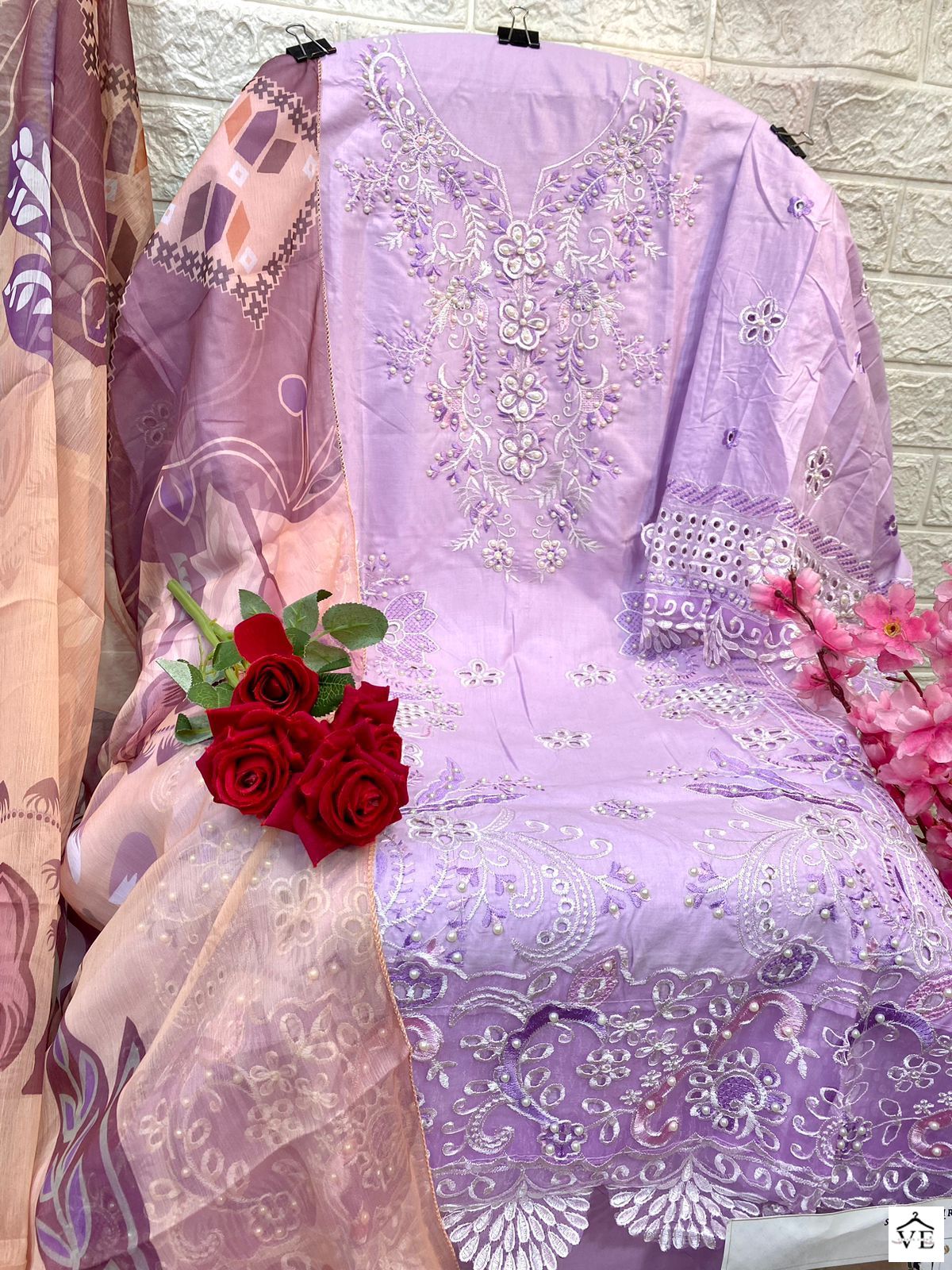 Vardan Ethnic Sn 1014 Lawn Wholesale Pakistani Salwar Suit Catalog — Wholesale Salwar Suits, MPA wholesale from Surat — view 5