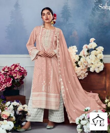 Kimora Sohni Qainat Pure Cotton Lawn Wholesale Salwar Suit Catalog — Wholesale Salwar Suits, MPA wholesale from Surat - Gallery Image 5