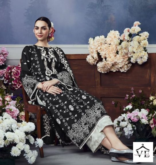 Kimora Sohni Qainat Pure Cotton Lawn Wholesale Salwar Suit Catalog — Wholesale Salwar Suits, MPA wholesale from Surat - Gallery Image 6