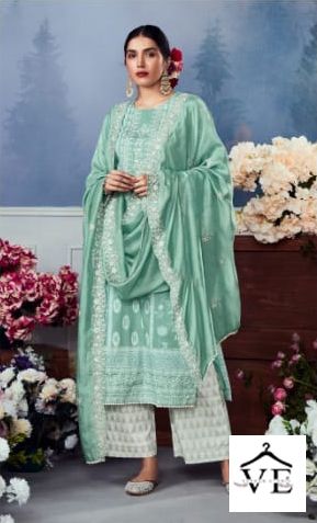 Kimora Sohni Qainat Pure Cotton Lawn Wholesale Salwar Suit Catalog — Wholesale Salwar Suits, MPA wholesale from Surat - Gallery Image 7