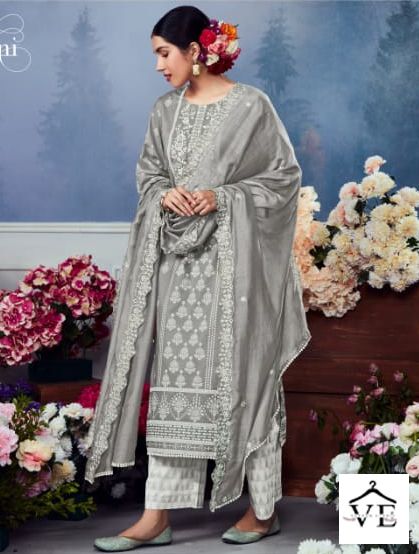 Kimora Sohni Qainat Pure Cotton Lawn Wholesale Salwar Suit Catalog — Wholesale Salwar Suits, MPA wholesale from Surat - Gallery Image 2