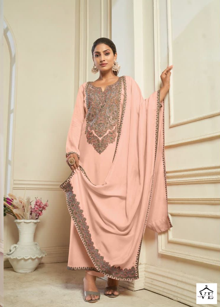 Vardan Ethnic Sozni Vol 5 Puer Bambarg Muslin Wholesale Designer Salwar Suit Catalog — Wholesale Salwar Suits, MPA wholesale from Surat - Gallery Image 2