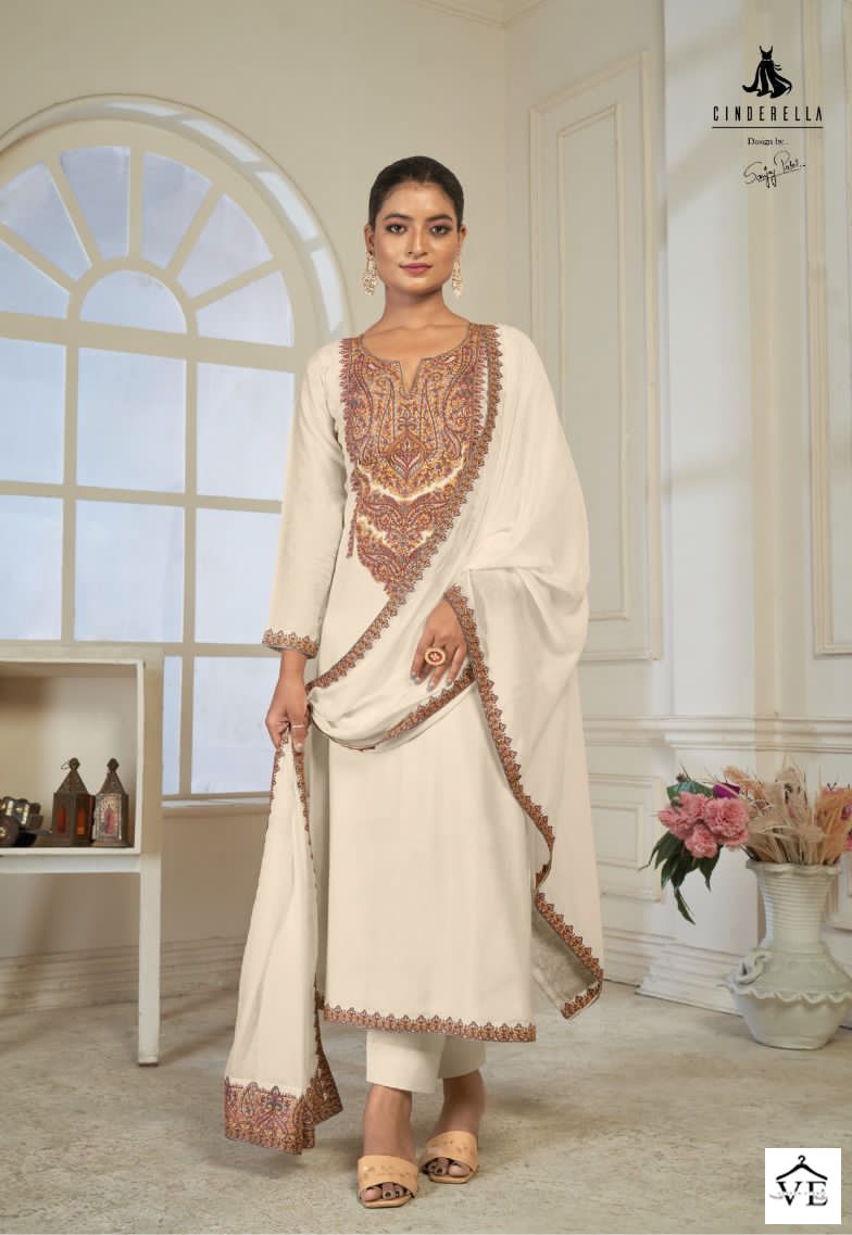 Vardan Ethnic Sozni Vol 5 Puer Bambarg Muslin Wholesale Designer Salwar Suit Catalog — Wholesale Salwar Suits, MPA wholesale from Surat - Gallery Image 8