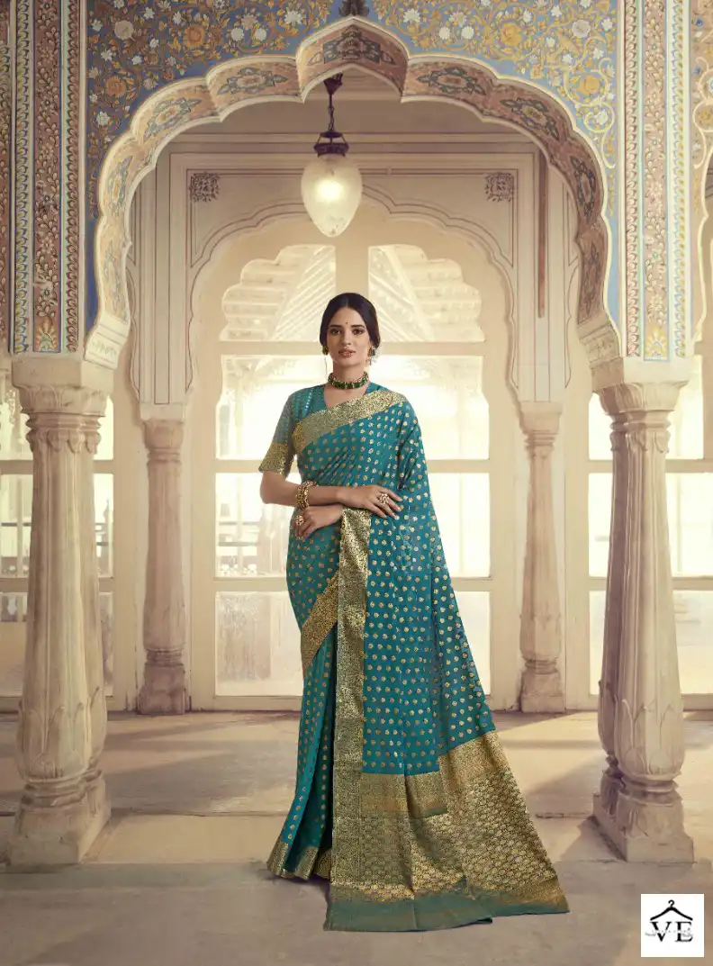 Pankh Suhagan Silk Vol 1 Chinon Wholesale Sarees Catalog - Image 2