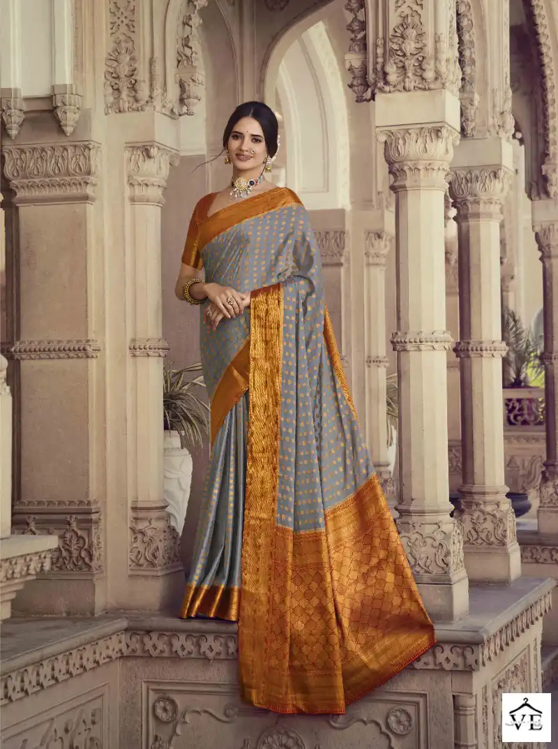 Pankh Suhagan Silk Vol 1 Chinon Wholesale Sarees Catalog - Image 7