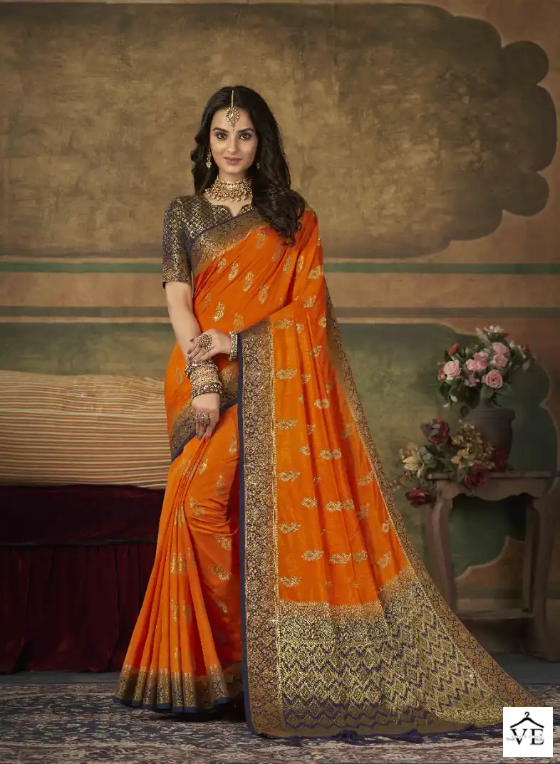 Pankh Sumitra Silk Dola Silk Wholesale Saree Catalog - Image 5