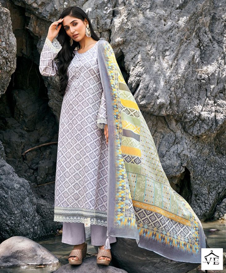 Rang Summer Sky Pure Lawn Cotton Wholesale Salwar Suit Catalog — Wholesale Salwar Suits, MPA wholesale from Surat — view 2