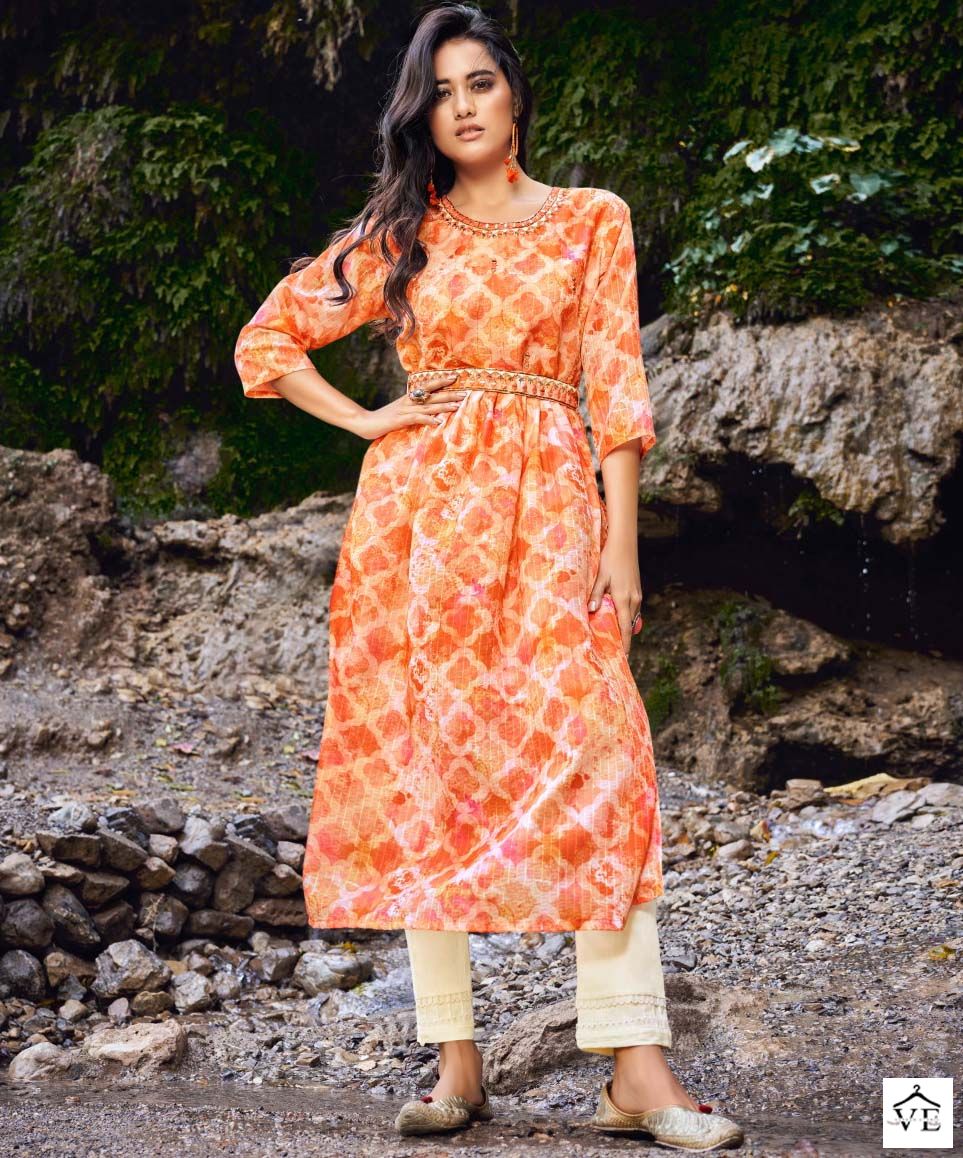 Wanna Safar Luxury Muslin Wholesale Kurti With Pant Catalog — Wholesale Kurtis, MPA wholesale from Surat — view 1