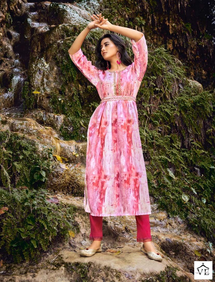 Wanna Safar Luxury Muslin Wholesale Kurti With Pant Catalog — Wholesale Kurtis, MPA wholesale from Surat - Gallery Image 6