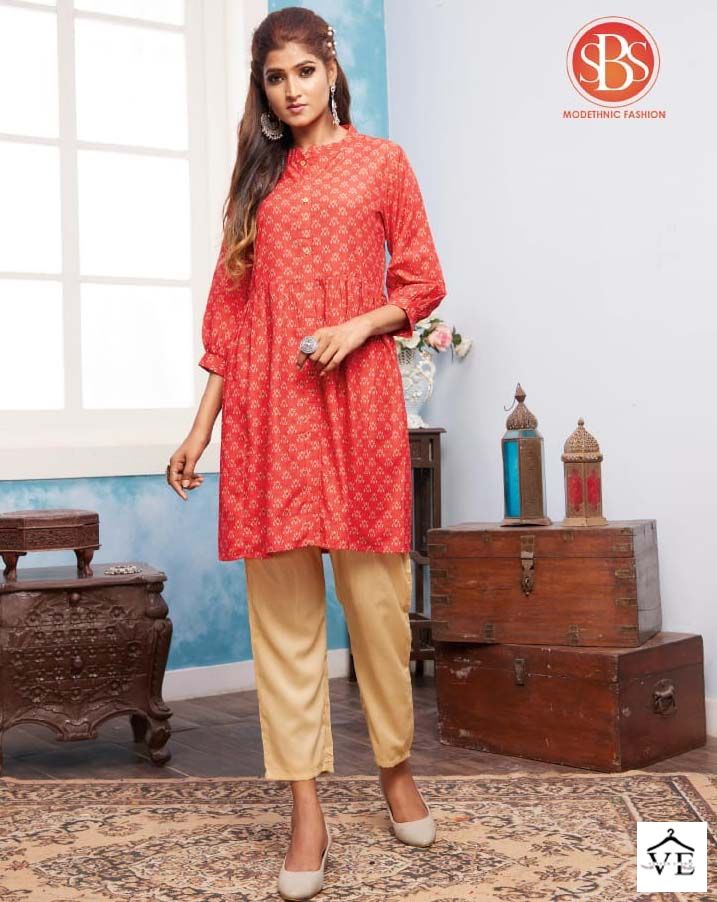 Vardan Ethnic Saisha 2 Muslin Wholesale Kurtis Catalog — Wholesale Kurtis, MPA wholesale from Surat — view 2