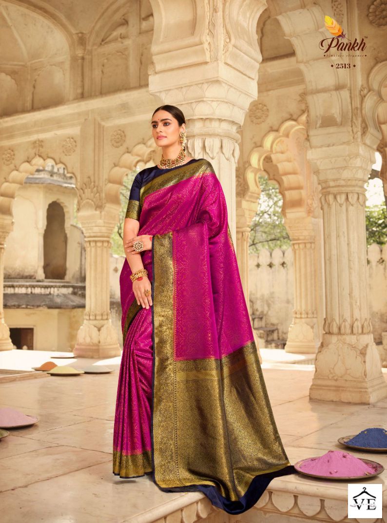 Pankh Sakshi Silk Katan Silk Wholesale Saree Catalog - Image 12