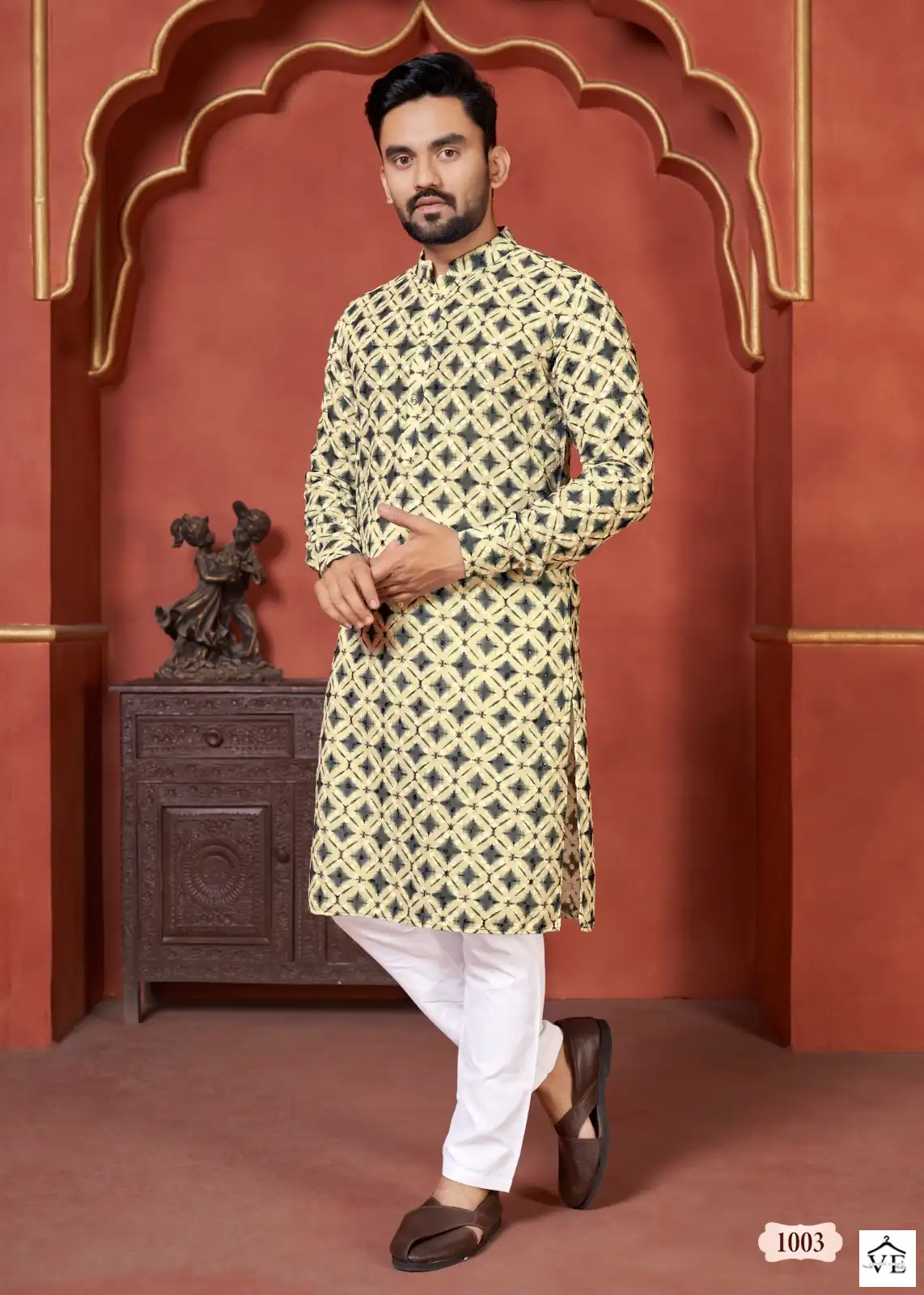 Banwery Schiffli Kurta Vol 2 Heavy Pc Cotton Wholesale Kurta With Pajama Catalog — Wholesale, Banwery wholesale from Surat — view 1