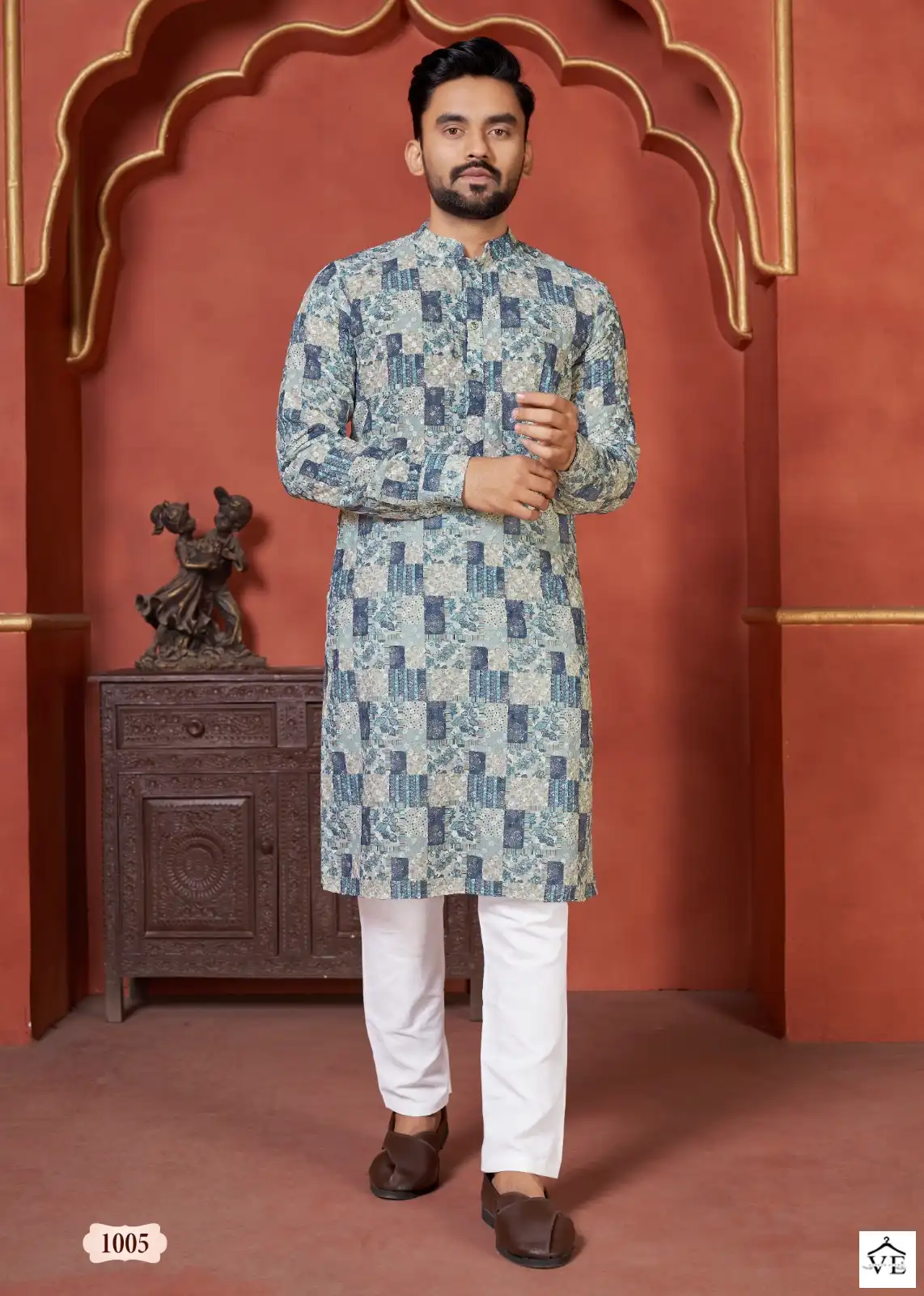 Banwery Schiffli Kurta Vol 2 Heavy Pc Cotton Wholesale Kurta With Pajama Catalog — Wholesale, Banwery wholesale from Surat - Gallery Image 3