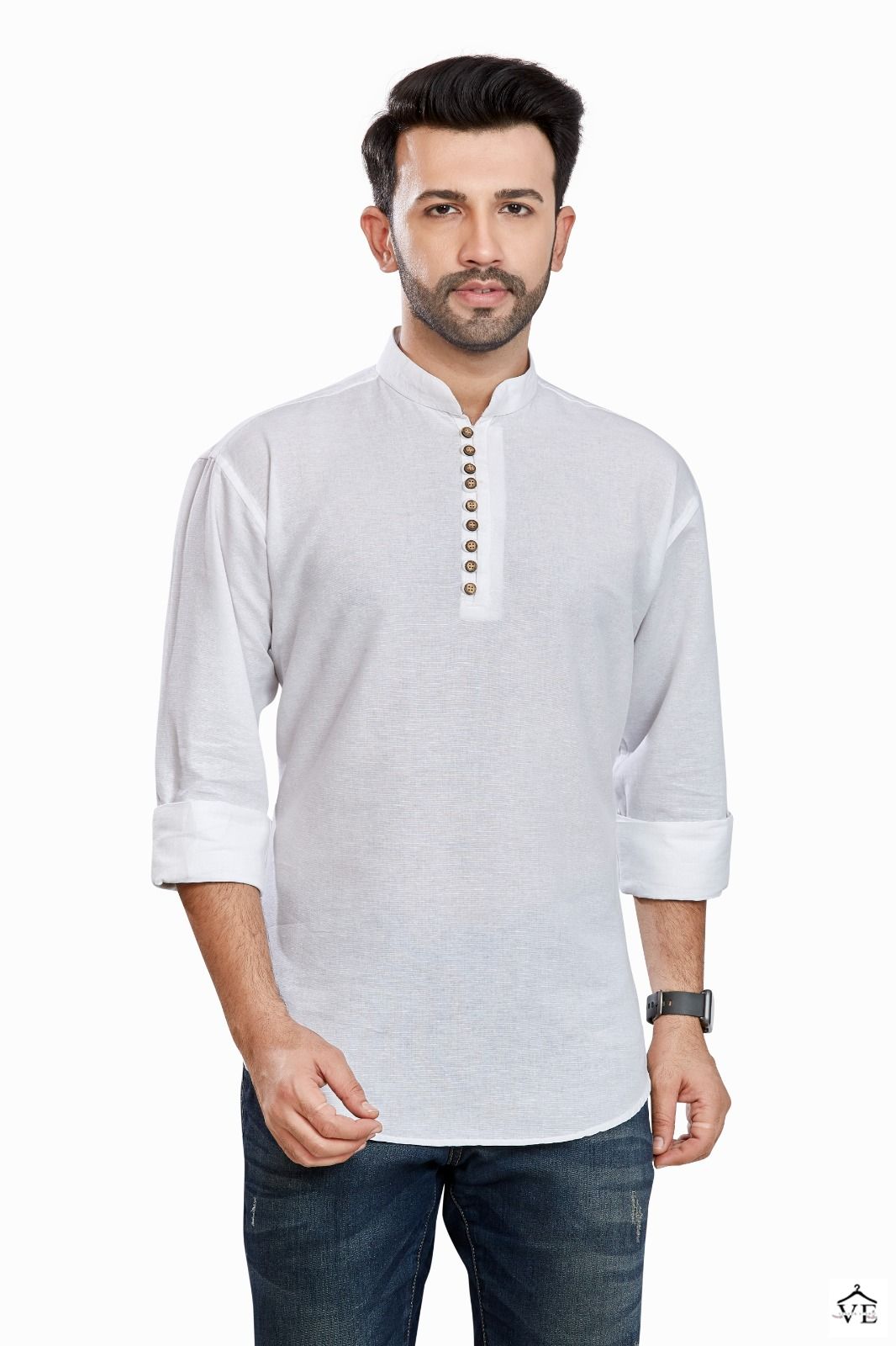 Outluk Short Kurta Vol 1 Pure Cotton Wholesale Kurta Catalog — Singles, MPA wholesale from Surat — view 3