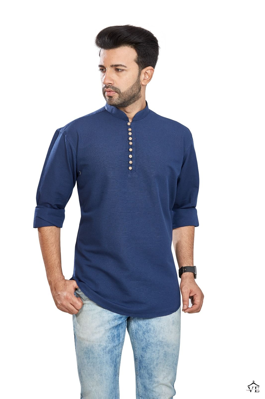 Outluk Short Kurta Vol 1 Pure Cotton Wholesale Kurta Catalog — Singles, MPA wholesale from Surat — view 5