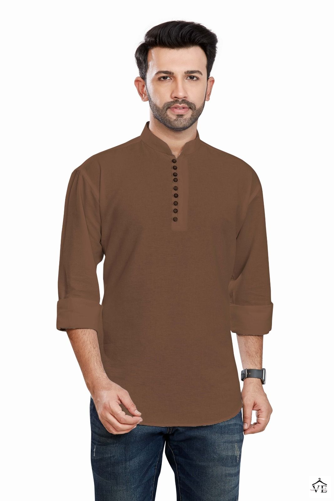 Outluk Short Kurta Vol 1 Pure Cotton Wholesale Kurta Catalog — Singles, MPA wholesale from Surat — view 7