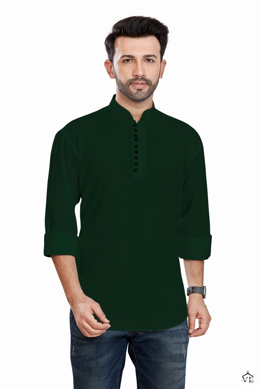 Outluk Short Kurta Vol 1 Pure Cotton Wholesale Kurta Catalog — Singles, MPA wholesale from Surat — view 8