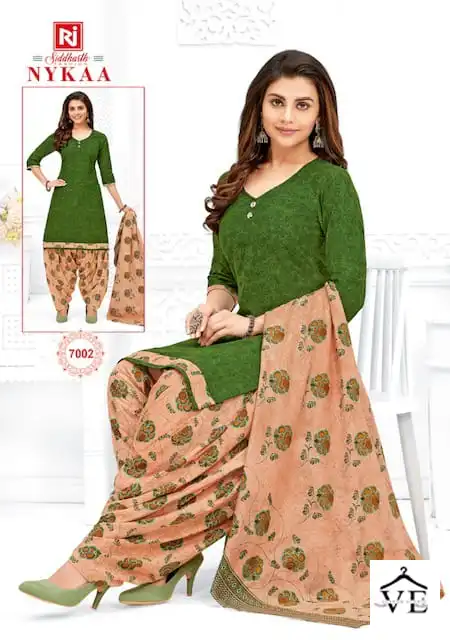 Vardan Ethnic Siddharth Nykaa Vol 7 Cotton Printed Wholesale Readymade Salwar Suit Catalog — Wholesale Salwar Suits, MPA wholesale from Surat - Gallery Image 10