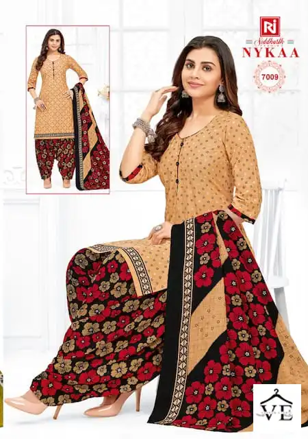Vardan Ethnic Siddharth Nykaa Vol 7 Cotton Printed Wholesale Readymade Salwar Suit Catalog — Wholesale Salwar Suits, MPA wholesale from Surat - Gallery Image 11