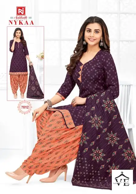 Vardan Ethnic Siddharth Nykaa Vol 7 Cotton Printed Wholesale Readymade Salwar Suit Catalog — Wholesale Salwar Suits, MPA wholesale from Surat - Gallery Image 12