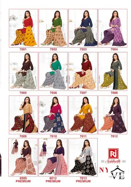 Vardan Ethnic Siddharth Nykaa Vol 7 Cotton Printed Wholesale Readymade Salwar Suit Catalog — Wholesale Salwar Suits, MPA wholesale from Surat — view 13