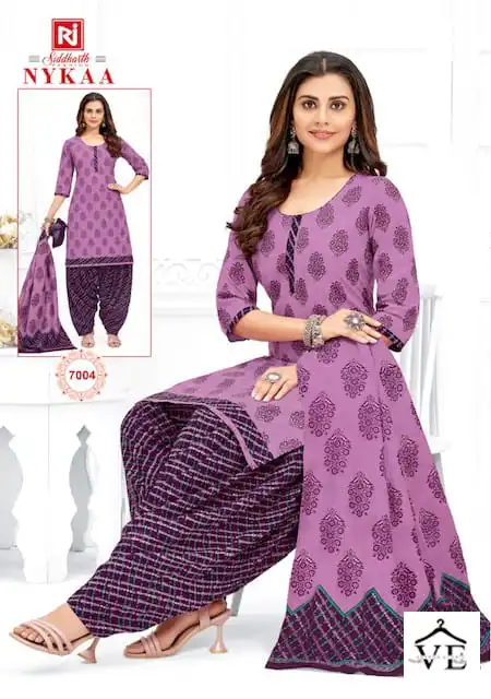 Vardan Ethnic Siddharth Nykaa Vol 7 Cotton Printed Wholesale Readymade Salwar Suit Catalog — Wholesale Salwar Suits, MPA wholesale from Surat - Gallery Image 7