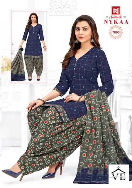 Vardan Ethnic Siddharth Nykaa Vol 7 Cotton Printed Wholesale Readymade Salwar Suit Catalog — Wholesale Salwar Suits, MPA wholesale from Surat - Gallery Image 8