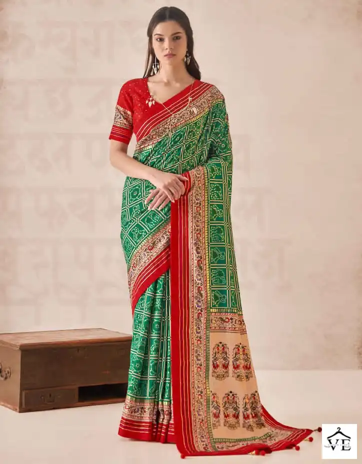 Shubh Shree Sindhuri Tusser Silk Wholesale Sarees Catalog — Wholesale Sarees, MPA wholesale from Surat — view 1