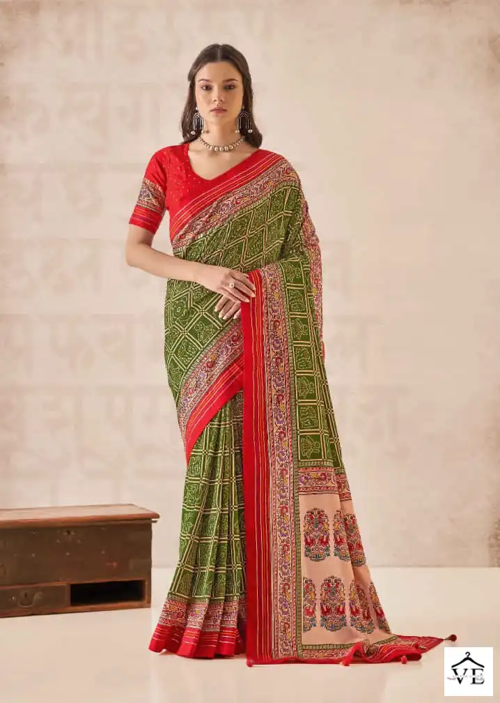 Shubh Shree Sindhuri Tusser Silk Wholesale Sarees Catalog — Wholesale Sarees, MPA wholesale from Surat - Gallery Image 8