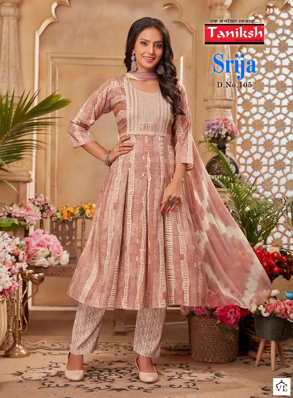 Taniksh Srija Rayon Printed Wholesale Readymade Salwar Suit Catalog — Wholesale Salwar Suits, MPA wholesale from Surat - Gallery Image 6