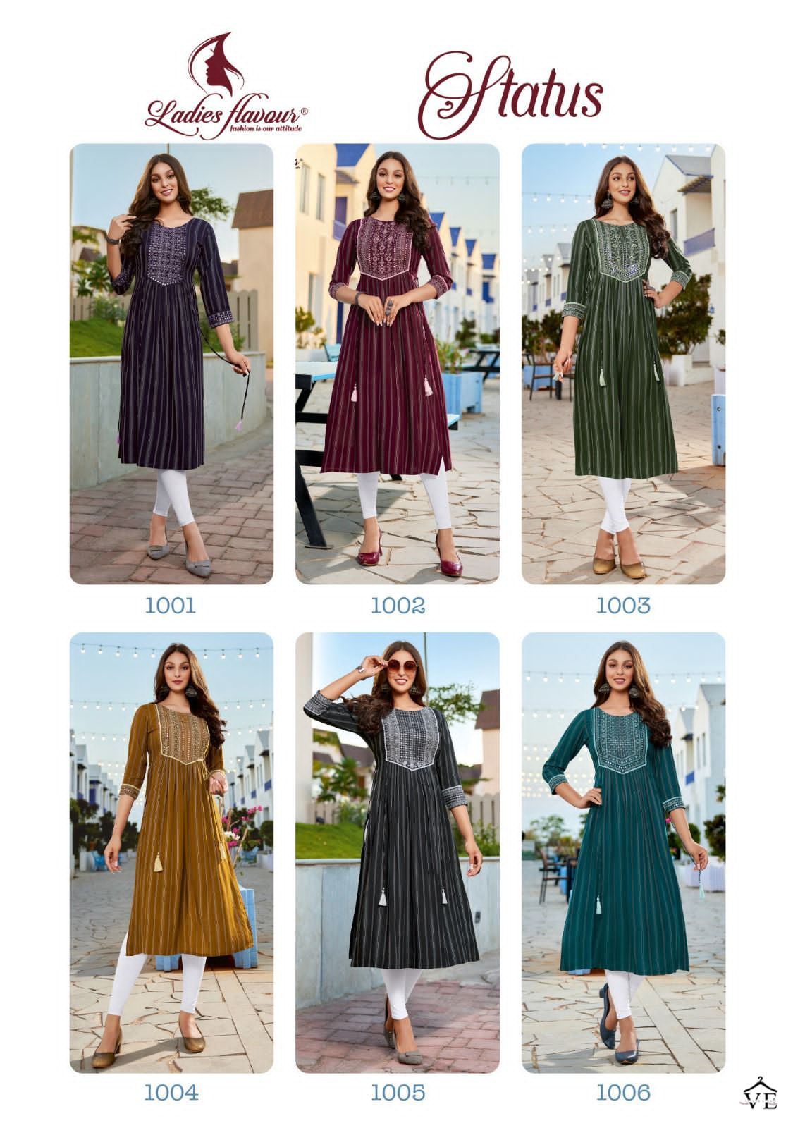 Ladies Flavour Status Heavy Rayon Wholesale Kurtis Catalog — Wholesale Kurtis, MPA wholesale from Surat — view 7