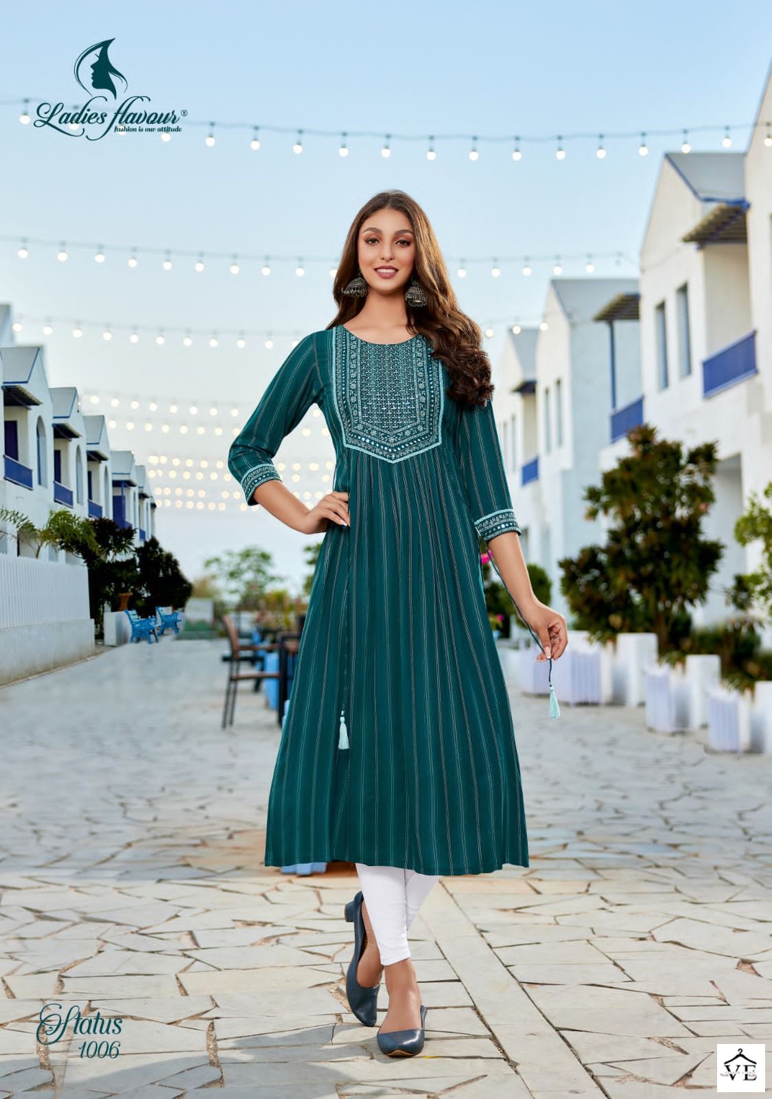 Ladies Flavour Status Heavy Rayon Wholesale Kurtis Catalog — Wholesale Kurtis, MPA wholesale from Surat - Gallery Image 6