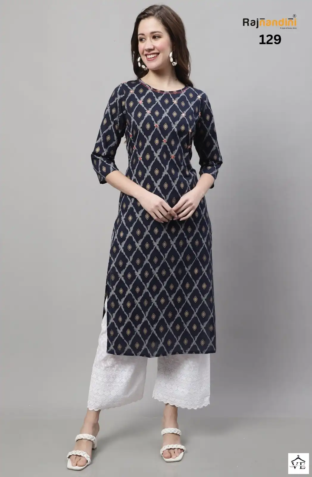 Vardan Ethnic Summer Pure Cotton Wholesale Kurtis Catalog — Wholesale Kurtis, MPA wholesale from Surat — view 6