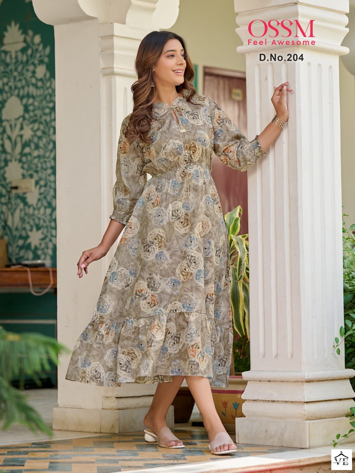 Ossm Summer Style Vol 02 Cotton Mal Wholesale Long Kurtis Catalog — Wholesale Kurtis, MPA wholesale from Surat — view 2