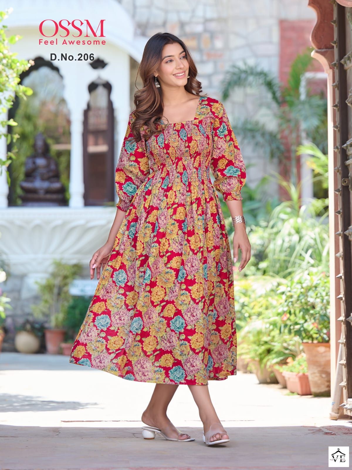 Ossm Summer Style Vol 02 Cotton Mal Wholesale Long Kurtis Catalog — Wholesale Kurtis, MPA wholesale from Surat — view 6