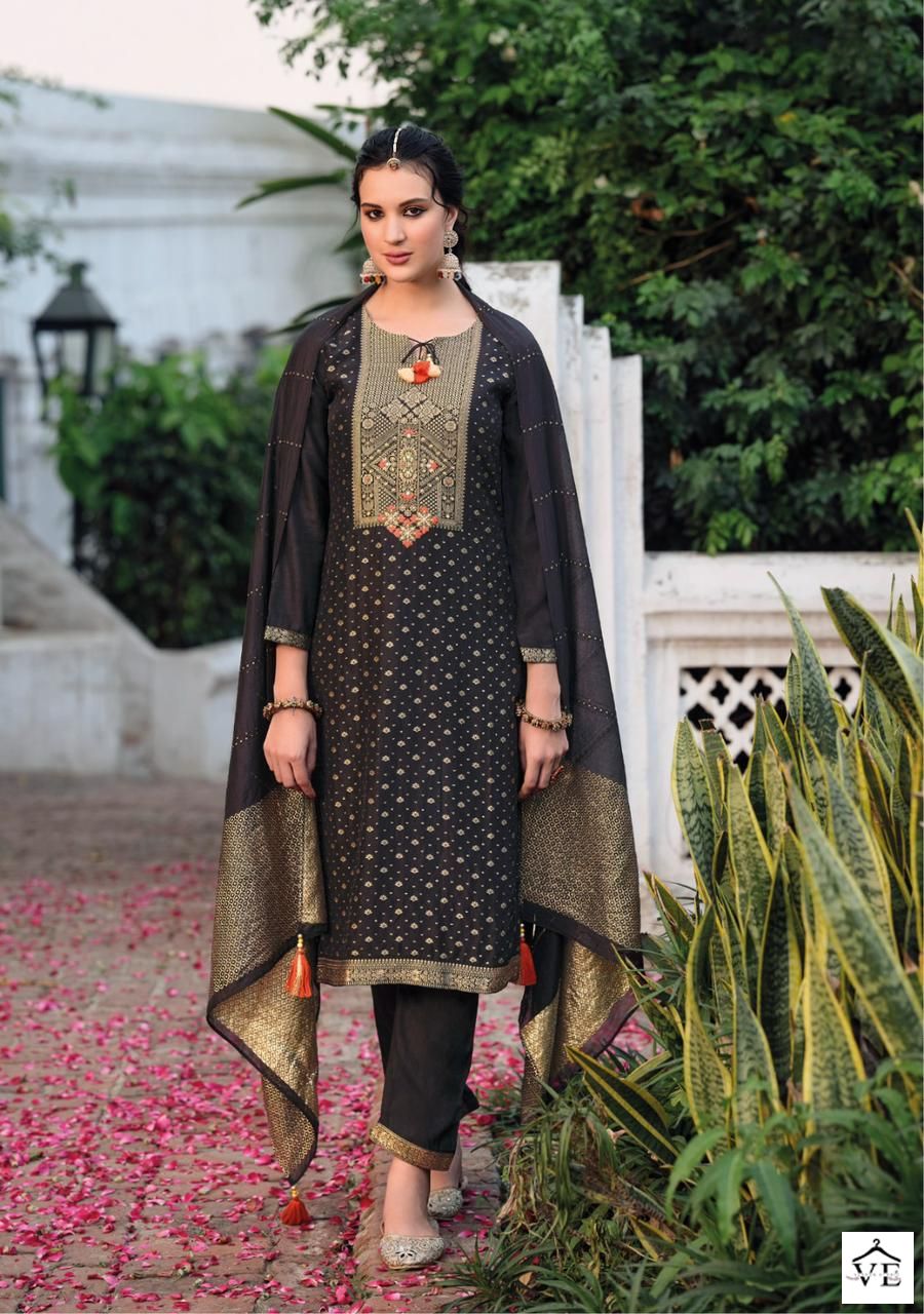 Kailee Fashion Tehzeeb Pure Viscouse Muslin Wholesale Readymade Salwar Suit Catalog — Wholesale Salwar Suits, MPA wholesale from Surat - Gallery Image 5