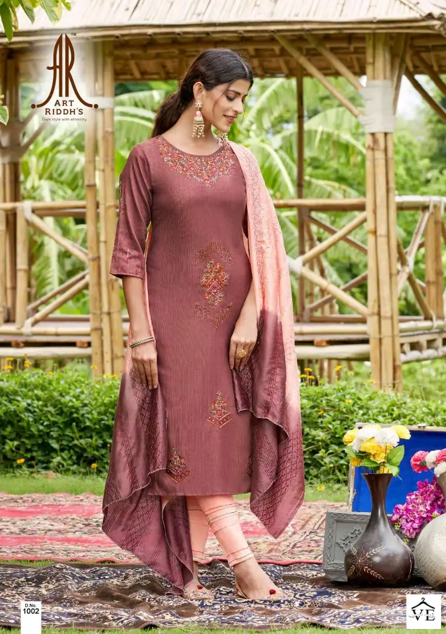 Vardan Ethnic Thread Culture Fancy Wholesale Readymade Salwar Suit Catalog — Wholesale Salwar Suits, MPA wholesale from Surat - Gallery Image 3