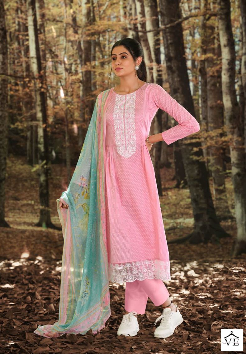 Ibiza Tiara Pure Lawn Cotton Wholesale Salwar Suit Catalog — Wholesale Salwar Suits, MPA wholesale from Surat - Gallery Image 2