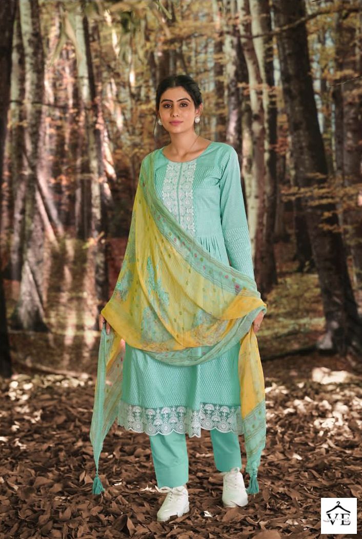 Ibiza Tiara Pure Lawn Cotton Wholesale Salwar Suit Catalog — Wholesale Salwar Suits, MPA wholesale from Surat - Gallery Image 3